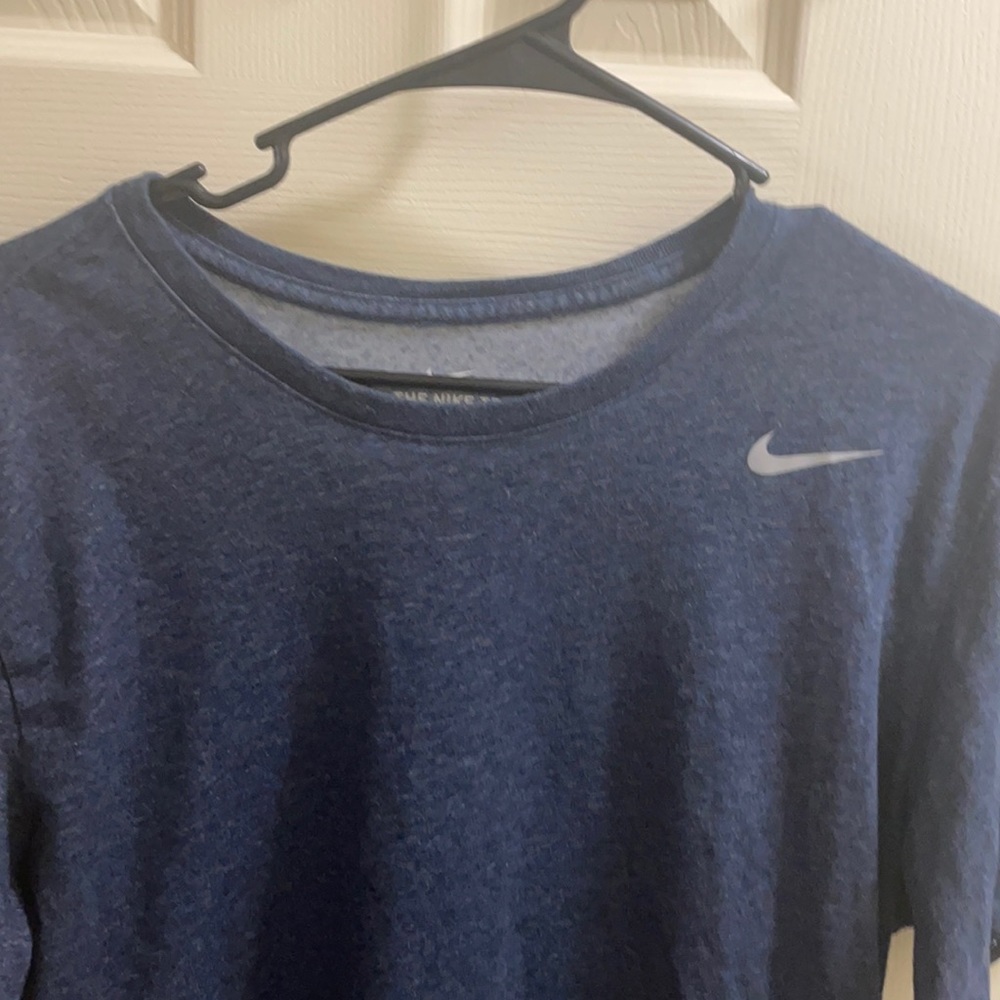 Dark blue Nike running shirt